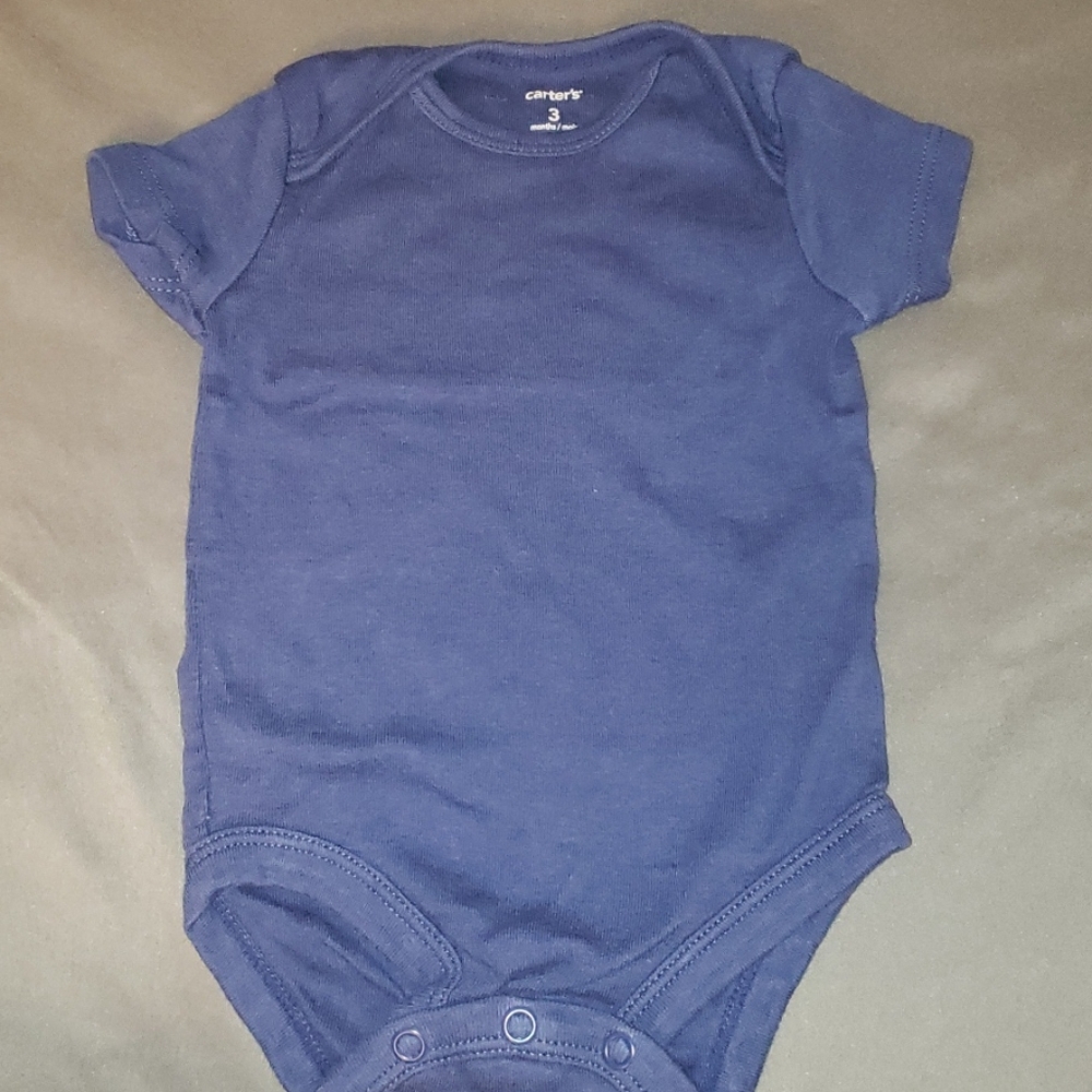 Navy blue onesie